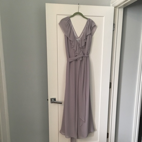 Joanna August Lolo V Neck Ruffle Wrap Dress - Picture 2 of 4